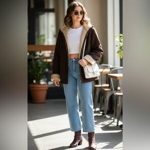 Women's vintage Giacca coat, size XL